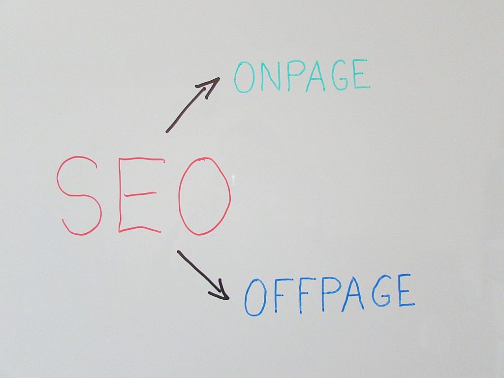 on-page and off-page SEO